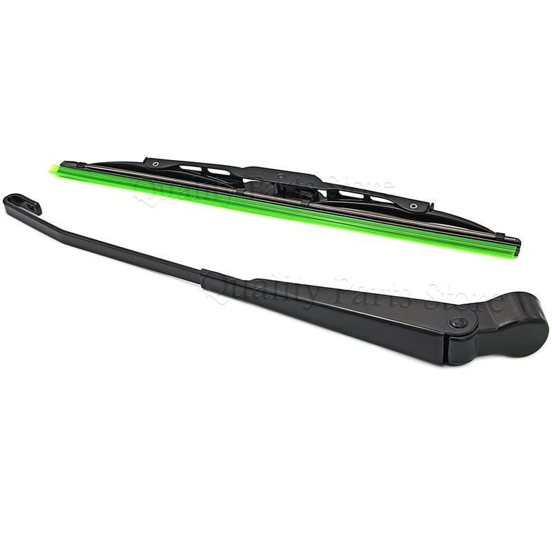 A Set Windshield Wiper Motor 12V For Willys Jeep Tractor Windshield Wiper Motor & Arm & Blade Kit 01287358 7731000001 0390506510