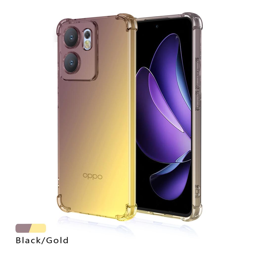 Gradient Airbag TPU Case for OPPO Reno 14 Pro 14F 13F 13FS 5G Reno14 Reno13 F FS Protective Shockproof Cover Fundas Coque Capa