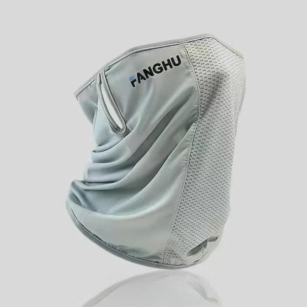 

Face Scarf with Ear Loops – Neck Cover Mask for Cycling, Hiking, and Outdoor Sports – Balaclava Headwear світло-сірого кольору