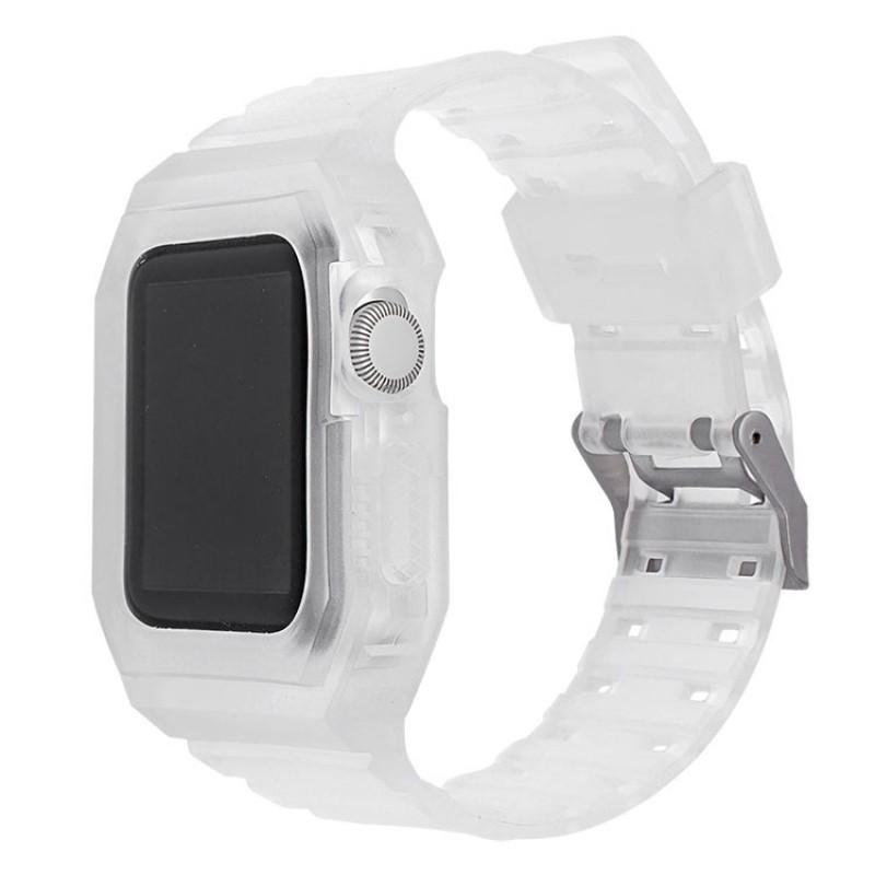 Watch Mod Case Set Rubber Strap IWatch 8 Protective Cover Sizes 38/40/41mm 42/44/45mm 49mm Colors Black Transparent Orange