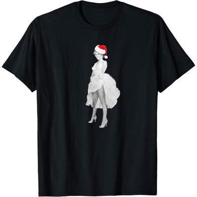 Marilyn Monroe Weihnachts-Nikolaus T-Shirt