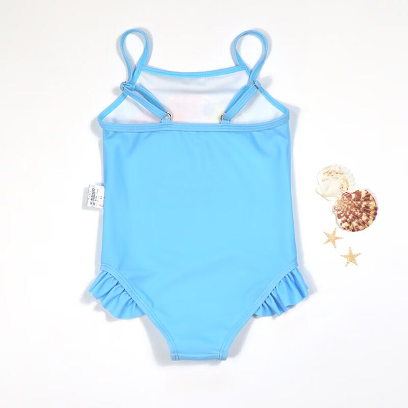 Girls' Long-Sleeve Mermaid Swimsuit