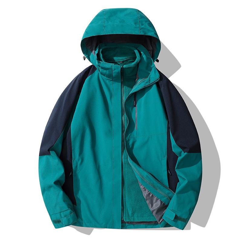 

Мужской и женский водонепроницаемый зимний комплект 3-в-1 с съемной подкладкой XL