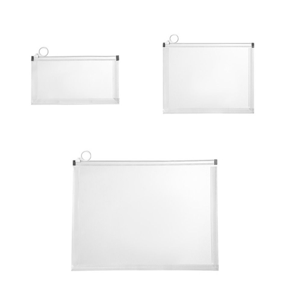 A4/A5/A6 Stationery Bag Transparent Storage Bag Simple File Folder  Students