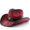Tvåfärgad Western Cowboyhatt