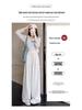 High-Waisted Sweet Lace Patchwork Wide-Leg Pants for Women - Loose-Fit Drawstring Trousers for Spring & Autumn
