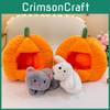 Adorable Pumpkin Pet Bed Plush House With Ultra Soft Filling For Cats And Dogs