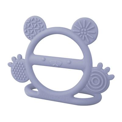 Pantheonbee Silicone Wrist Teether, Nipple, Blue Violet, 1 Piece, Korean Baby Products