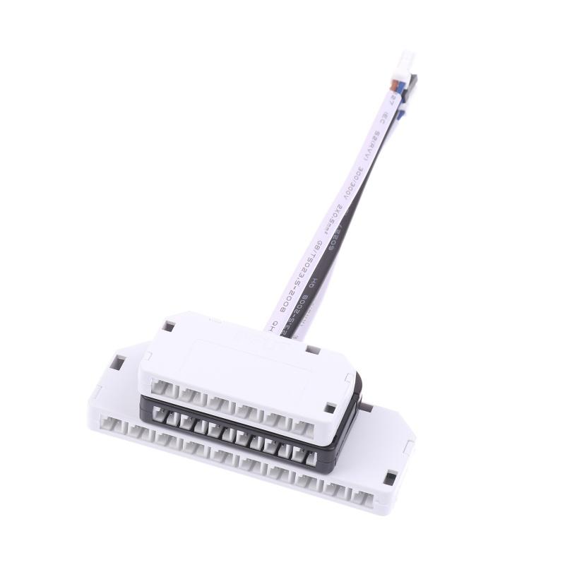 1Pc LED Strip Light Power Junction Box - 6/10 Port Quick Connector, Male Plug Hub Splitter Cable Terminal Tool Supplies