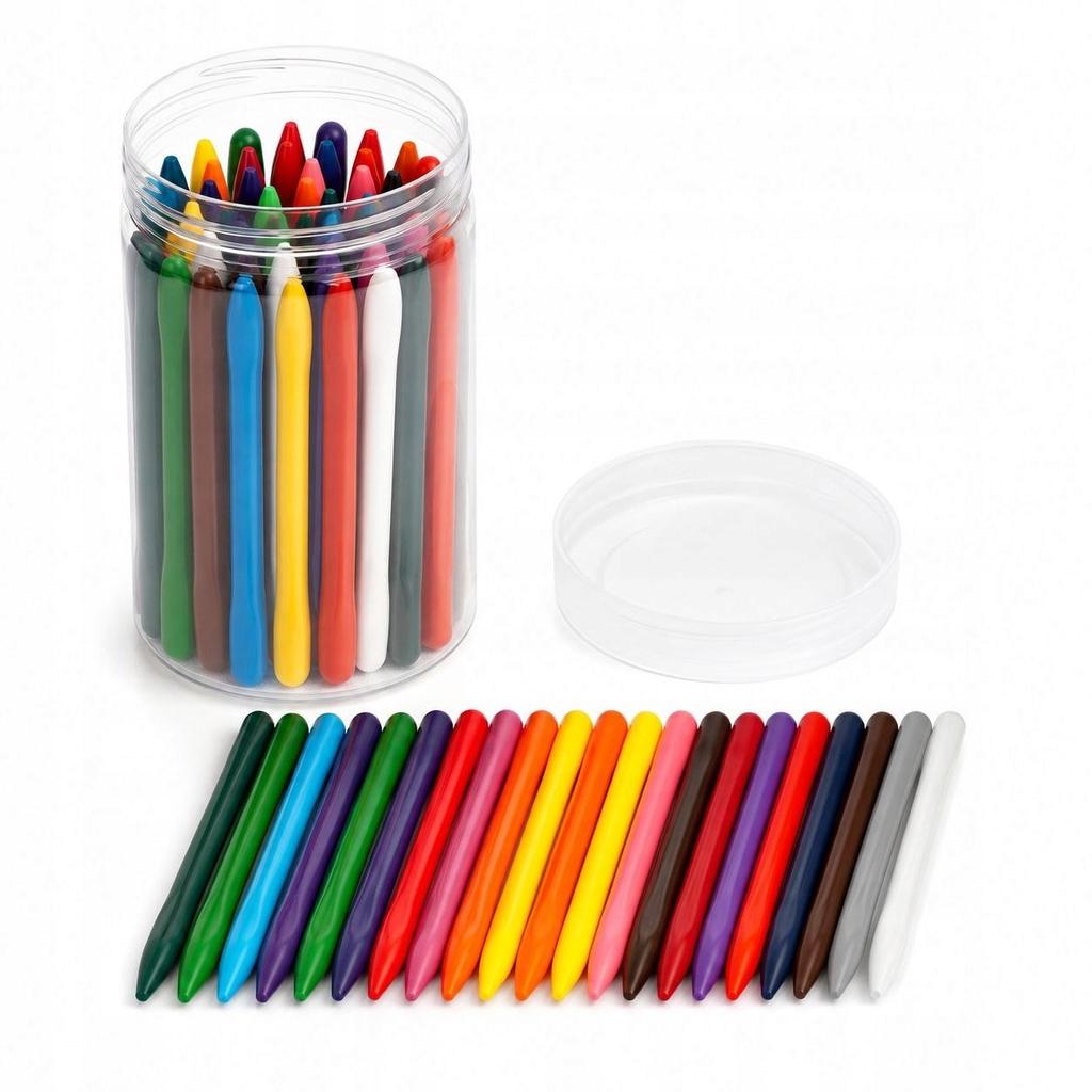 Set of 36 Colors Non-Marking Crayons 12 for Children