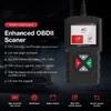 YA-201 OBD2 Car Auto Diagnostic Tool Fault Error Codes Read Clear OBD Automotive Scanner Support for Multiple ECU Modules 12V