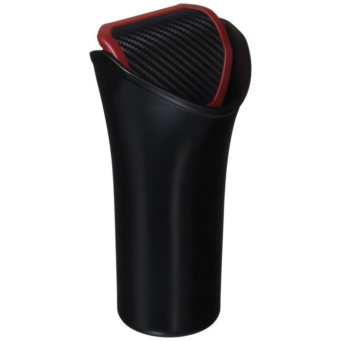 Carmate Car Trash Can Bottle Type - Carbon Fiber Red DZ369