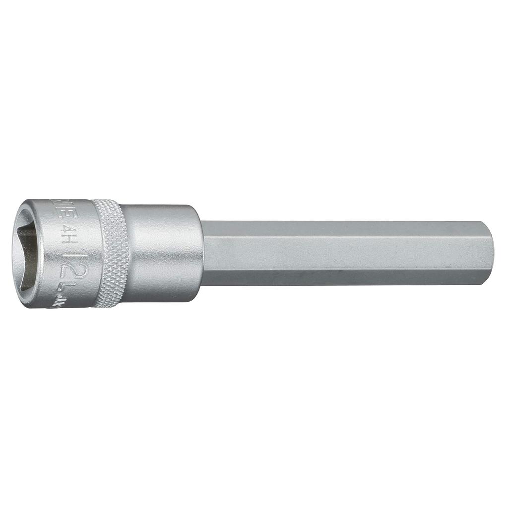 TONE Long Hexagonal 12mm Width Socket, 4H-12L, 12.7mm (1/2") Drive,