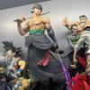 One Piece Anime Large 50cm Five-Headed Eagle Carrying Knife Domineering Zoro Collectible Statue Model Figure Ornament Gifts