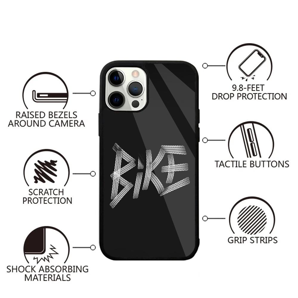 

BIKE Cycling Art Phone Case For iPhone 16,15,14,13,12,11,Plus,Pro,Max,Mini Magsafe Magnetic Wireless Charging iPhone13mini