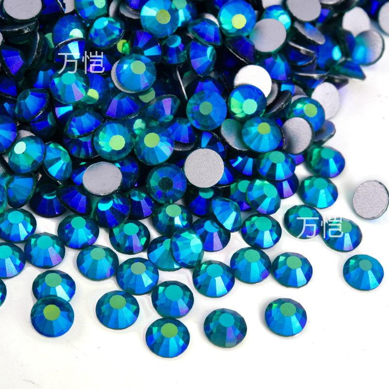 Ss3-Ss16 Mixed Size Flat Bottom Drill, Mobile Phone Case Diy Sticker Diamond Crystal Glass, Creative Nail Art Jewelry Accessories
