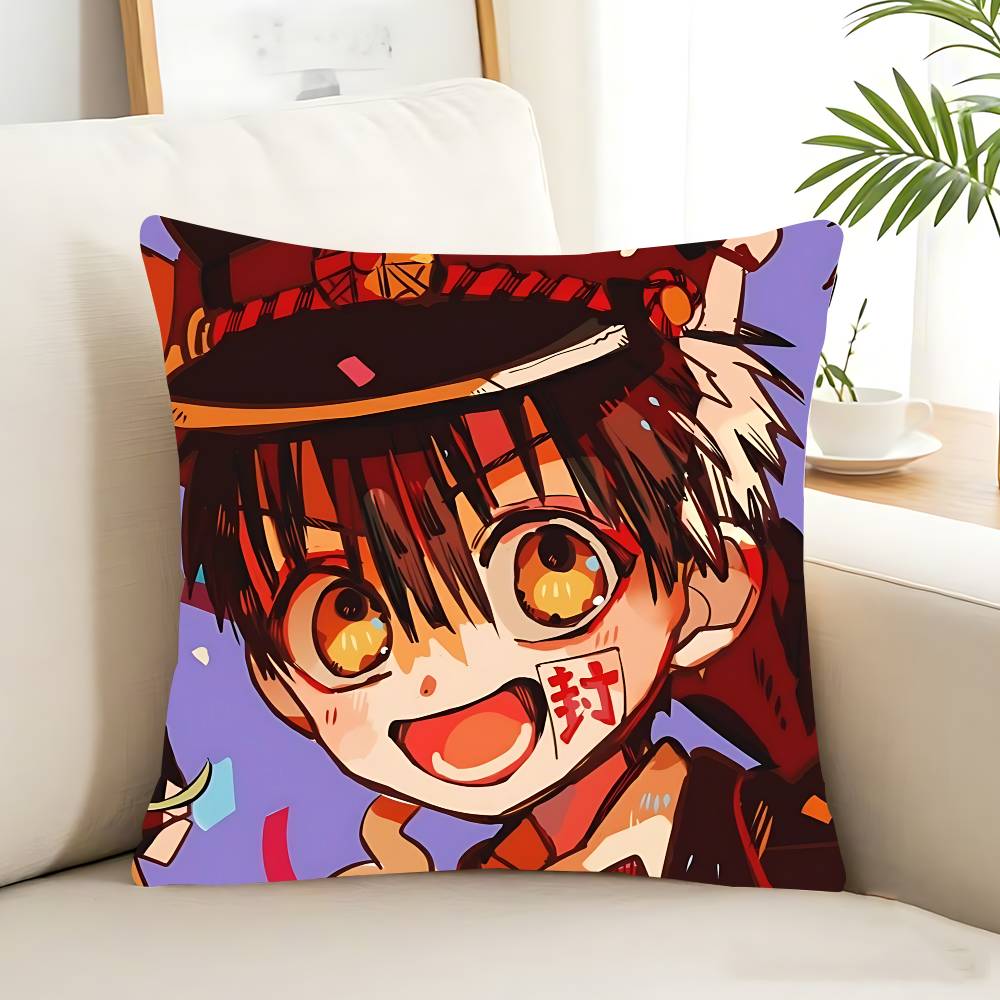 Toilet Bound Hanako Kun Pillow Case Removable Washable Cushion Cover – All-Season Soft Linen