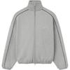 Essentials Modern Track Jacket With Piping Concrete Heather/Black Men Outerwear Grey 202SP256895F