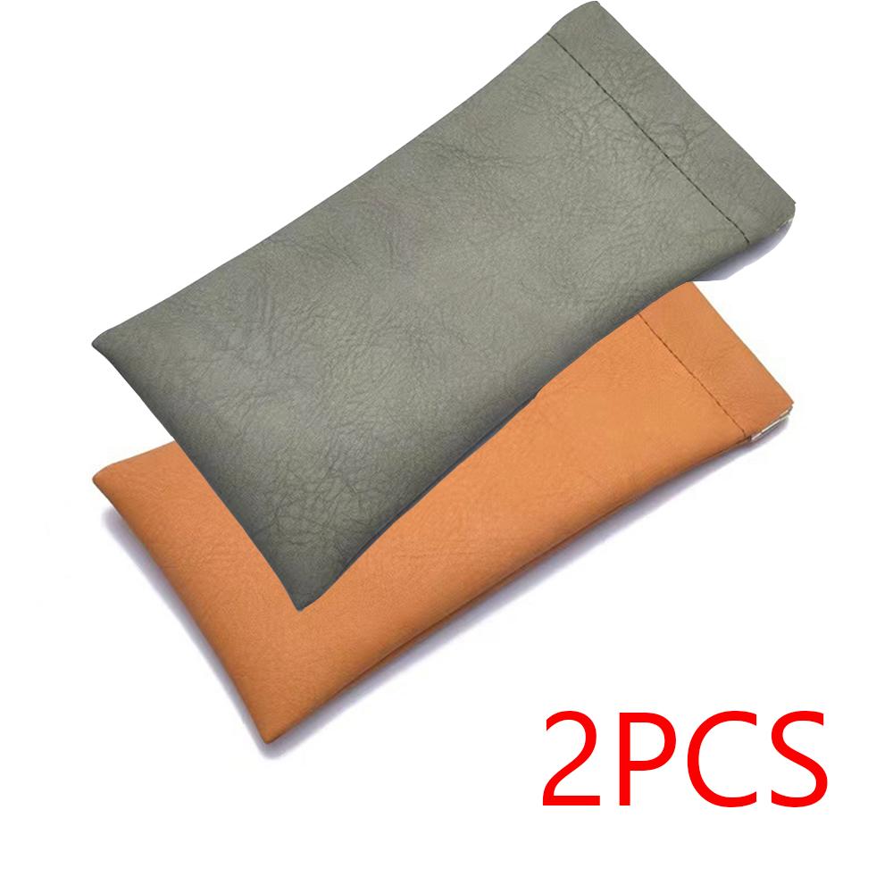 1/4pcs Glasses Home Storage Glasses Bag Cortex Texture Glasses Storage Shrapnel Mouth Automatic Closed Glasses Case Storage Bags