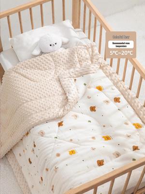 Autumn & Winter Thickened Children's Velvet Quilt - Pure Cotton Infant Blanket
