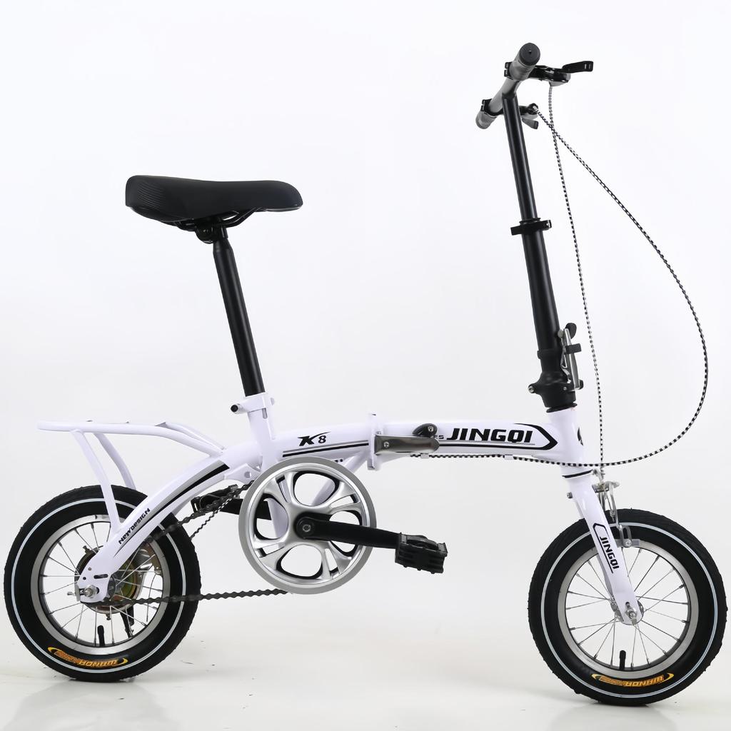 Rixian 12-inch Folding Bicycle for Adults and Kids - Compact Commuter Bike
