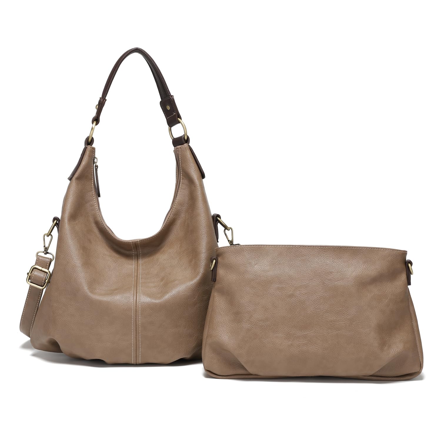 

Imai Bag Synthetic Leather Handbag Tote Bag Shoulder Bag with Pouch and Inner Bag Simple Bag Synthetic Leather 99251 [QUAY] 3-way 2-way (Oak)