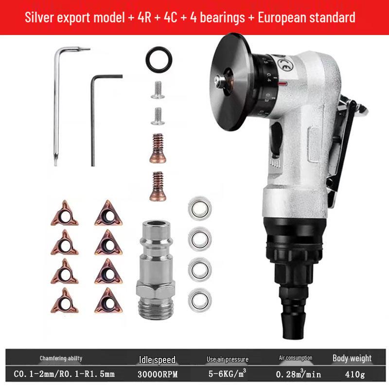 Handheld 45° Pneumatic Chamfering Machine for Metal Deburring