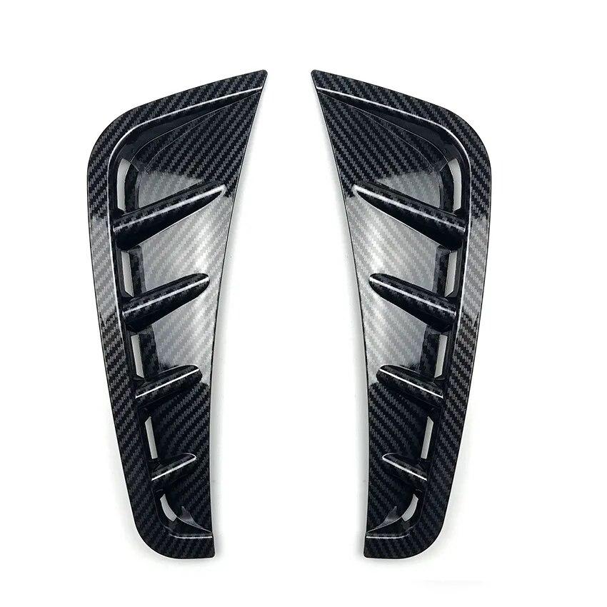 

Переднее колесо автомобиля, вентиляционное отверстие, крыло, бампер, боковая накладка Canard для Mercedes C-Class W205 C63 C180 C200 C260 C300 C180L C200L CarbonLook