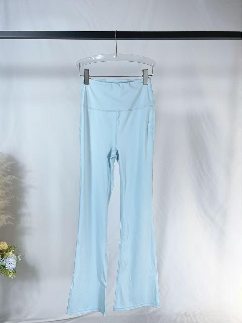 

Женские брюки для йоги Uarun с очень высокой талией и клеш - Высокоэластичные, с ощущением обнаженности, тайтсы для бега L (Size 6)