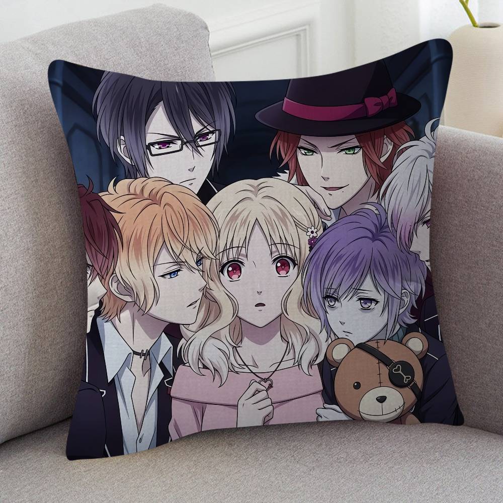 Anime Diabolik Lovers Pillow Case Soft Double Sided Print Sofa Cushion Cover Throw Pillow Covers