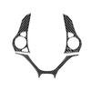 4x Real Carbon Fiber Steering Wheel Set Trim For Honda Civic 9 Coupe/Sedan 12-15