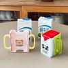 Portable Children'S Milk Cup Holder Durable With Handles Anti-Overflow Cup Holders Milk Accessories Milk Cup