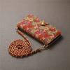 Luxury Crossbody Strap Leather Case for Google Pixel 9 Pro XL 8 8A 7 7A 6 6A Magnetic Flower Wallet Card Slot Stand Flip Cover