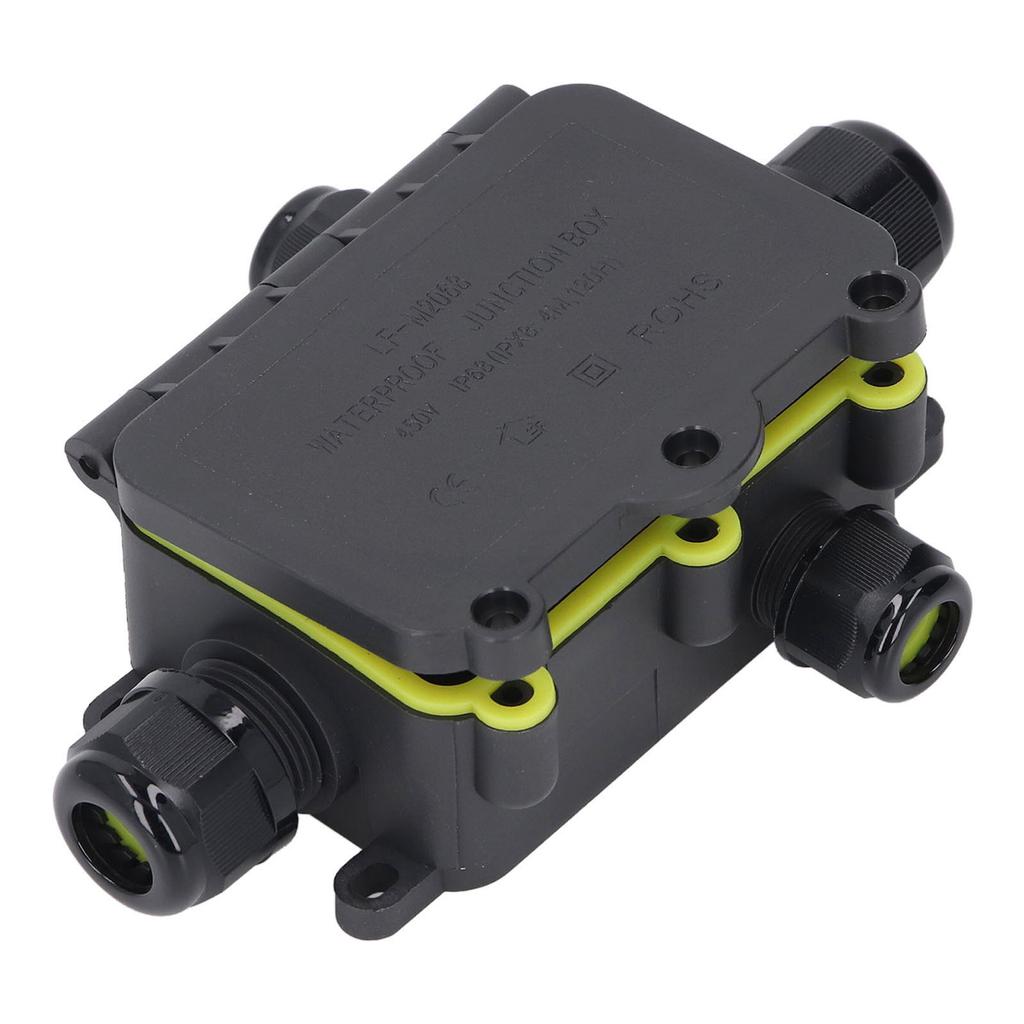4-utas elosztódoboz IP68 vízálló külső elektromos tápkábel doboz földalatti kábelcsatlakozó 450
