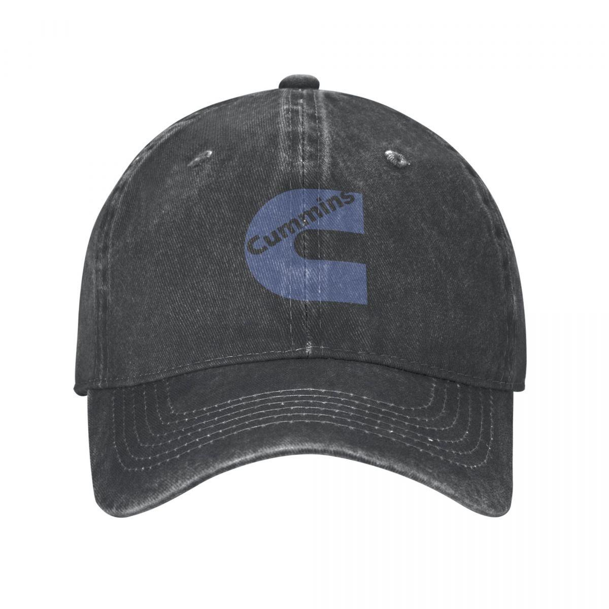 

Fashion Gas Fueled Engine Cummins Baseball Cap Unisex Distressed Washed Snapback Hat Outdoor Activities Gift Caps Hat One Size