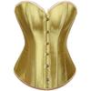 Corset satinat push-up cu control abdominal și tanga