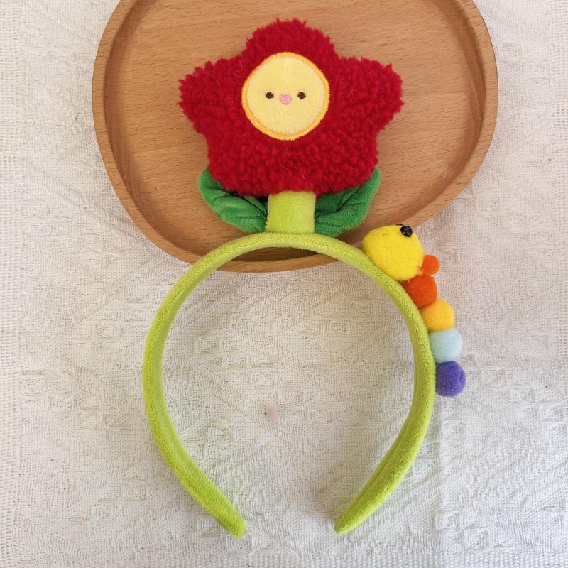 Cartoon Plush Headband: Cute Hair Accessory for Women & Kids, Perfect for Face Washing