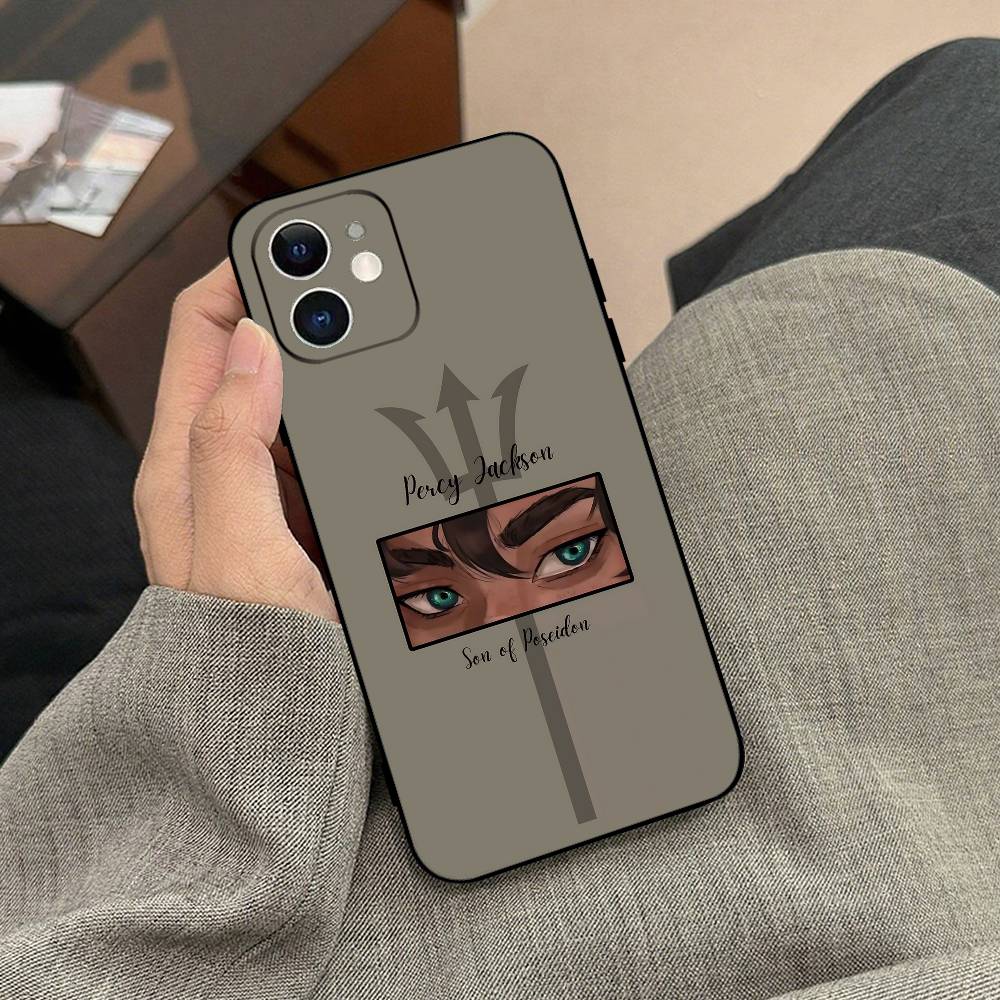 Percy Jackson Handyhülle Schwarze Handyhülle Für IPhone 17/16/15/13/14 Pro Max/ 11Plus/X/Xr/Xs Max 13mini
