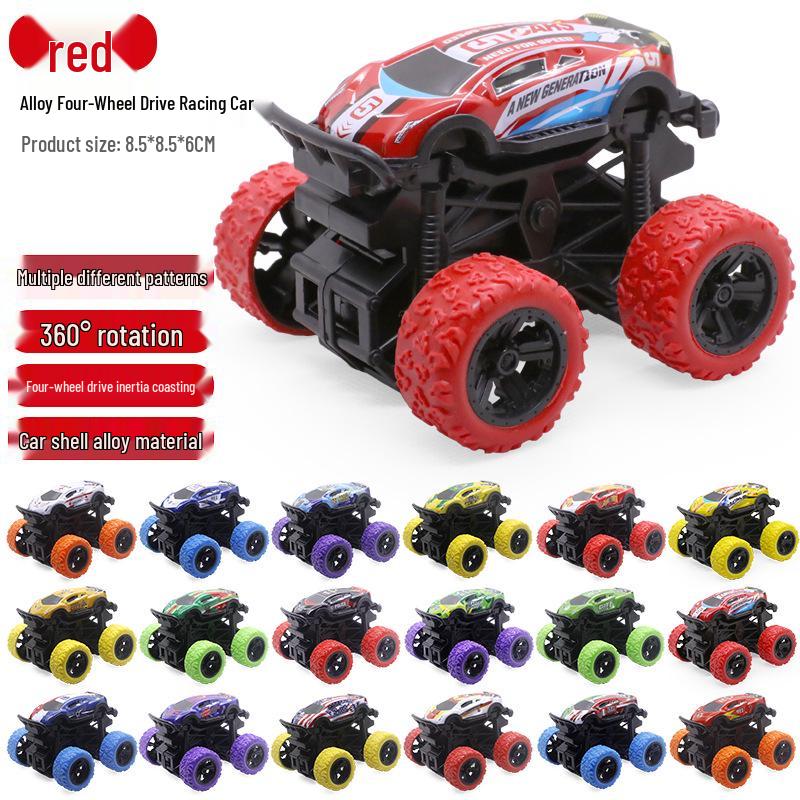 Kids' Inertial Excavator Toy Car: Off-Road Vehicle for Boys, Perfect for Small Gifts and Night Markets