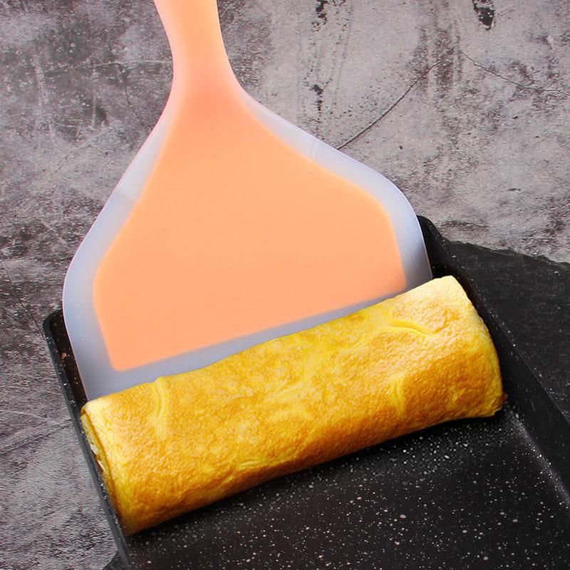 Non-stick Silicone Tamagoyaki & Pancake Spatula for Home Use