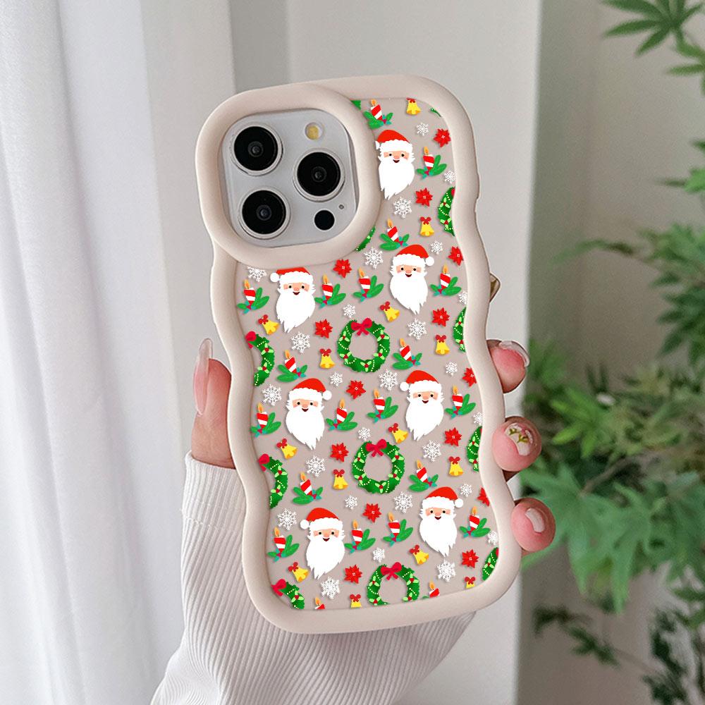 

Santa Claus Elk Snowman Christmas Phone Case for Samsung S25 S24 S23 S22 S21 S20 FE Plus Ultra 4G 5G Soft Silicone Back Cover Samsung S20 FE