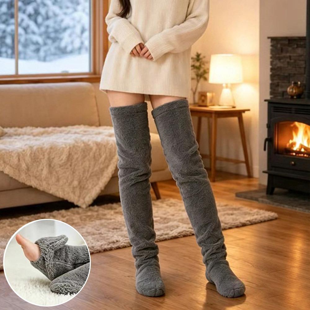 Anti Slip House Socks Thick Foot Warmer Comfort Floor Socks Home Indoor Use