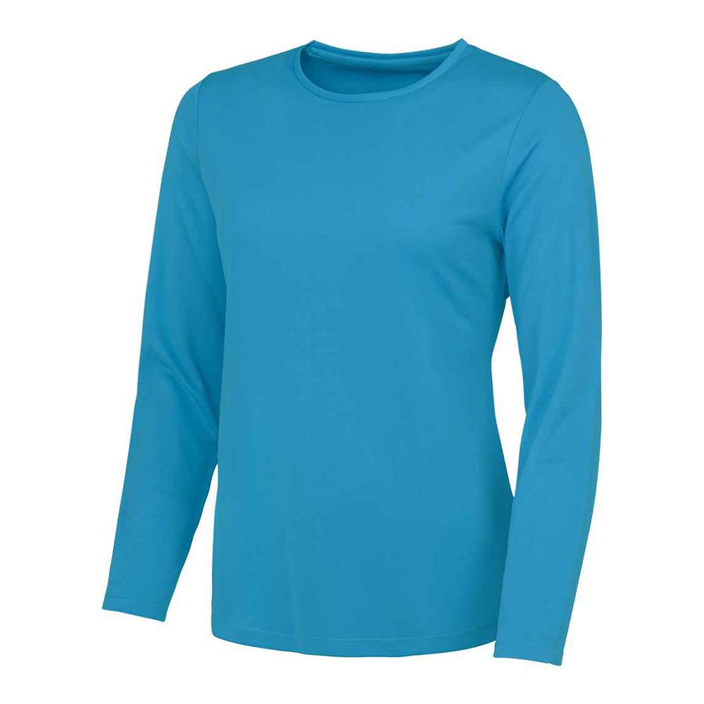 Just Cool Womens/Ladies Plain Long-Sleeved T-Shirt