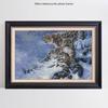 Diamond Embroidery Leopard Pattern Cross Stitch Diamond Painting Animal Snow Diamond Mosaic Wall Decor