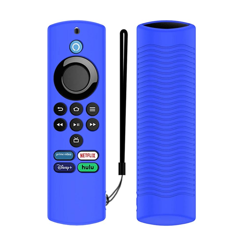Silicone TV Remote Control Case for Amazon ALEXA Voice Fire TV Stick Lite 2rd Generation Shockproof Anti-Slip Protector Cover