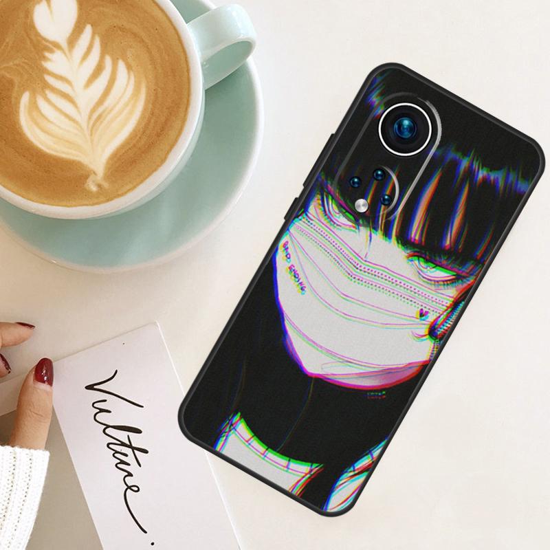 Anime Girl Mask For Honor Magic 8 Pro 6 7 Lite Case For Honor Win RT X9d X9c X9b X9a X8c X8b 200 400 50 70 90