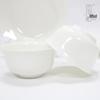 Snow White Pure White 6-Piece Ceramic Dinnerware Set