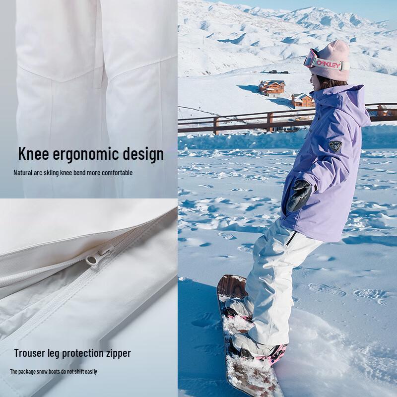 Tamboer Unisex Outdoor Ski Down Pants 550837D