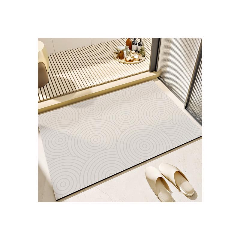 Nordic Minimalist Diatomaceous Earth Non-Slip Bathroom Mat - Wear-Resistant & Absorbent