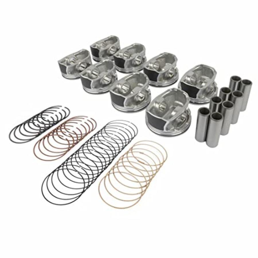 Pistons Kit Set w rings Compatible with CHRYSLER ASPEN 5.7L Dodge Ram 1500 2500 3500 Jeep 5.7L HEMI 345CID V8 OHV 5.7 Hemi Engi